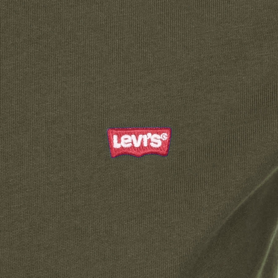 Alternative Image for ProductLevis Original Crew Neck Logo T Shirt Khaki3